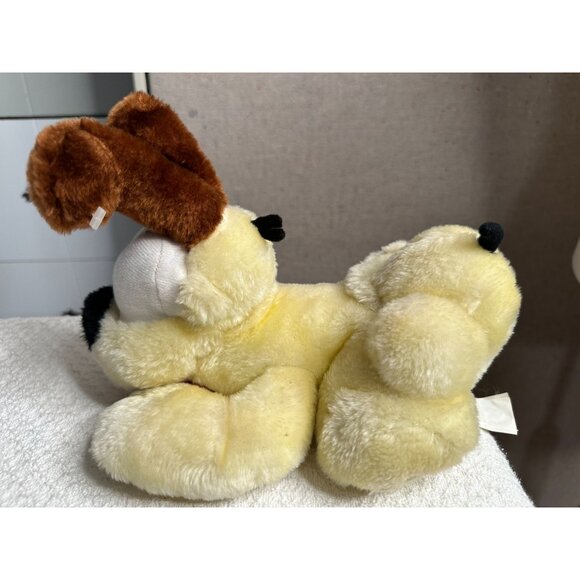Garfield Odie Plush Toy Stuffed Animal Yellow Brown Play by Play PAWS Vtg 8" - Picture 2 of 11